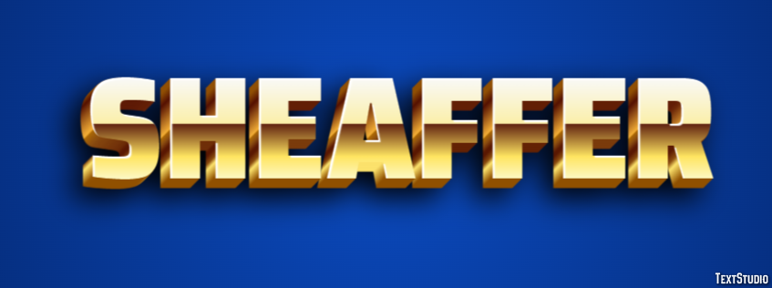 Sheaffer Text Effect
