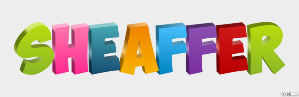 Sheaffer Text Effect