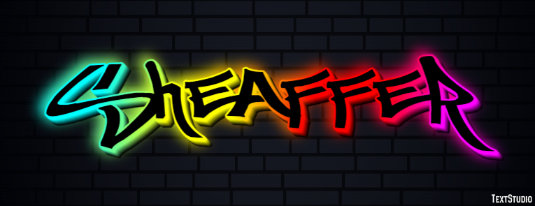 Sheaffer Text effect