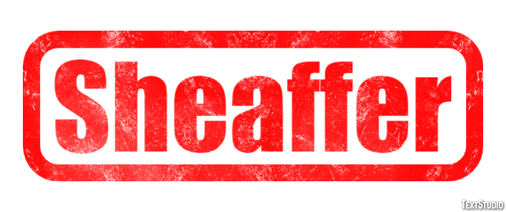 Sheaffer Text Effect