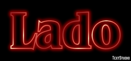 Lado Efeito de texto