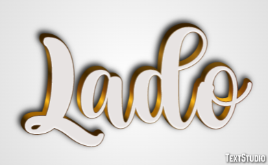 Lado Efeito de texto