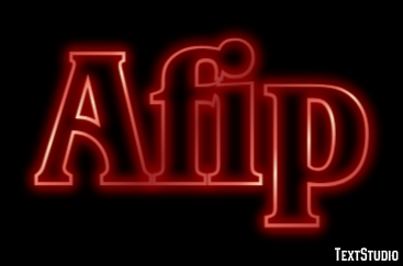 Afip Efeito de texto