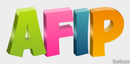 Afip Efeito de texto