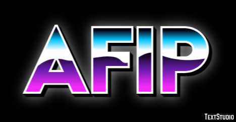 Afip Efeito de texto