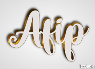Afip Efecto de Texto
