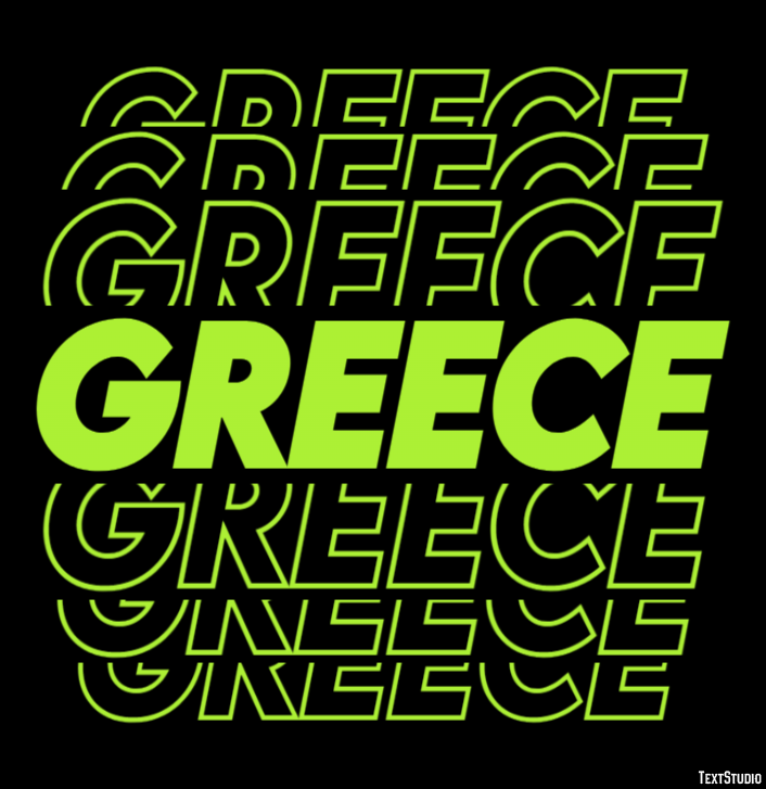 Greece Text Effect