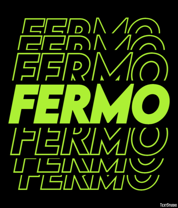 Fermo Effetto testo