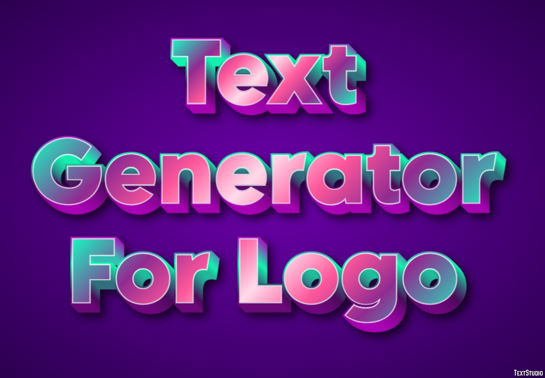 Text Generator For Logo Effetto testo