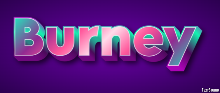 Burney Text Effect