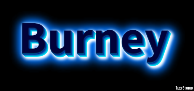 Burney Text Effect