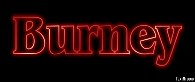 Burney Text Effect