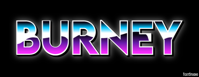 Burney Text effect