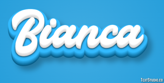 Bianca テキスト効果