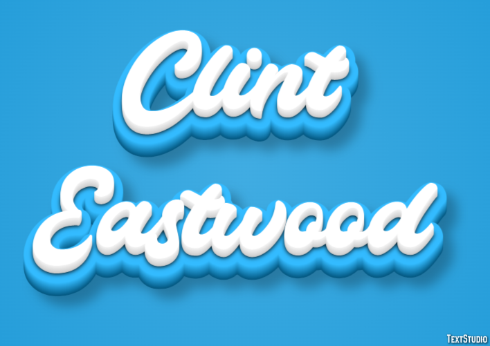 Clint Eastwood Text Effect