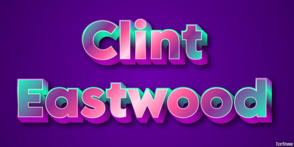Clint Eastwood Text Effect