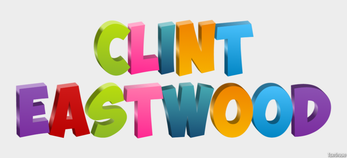 Clint Eastwood Text Effect