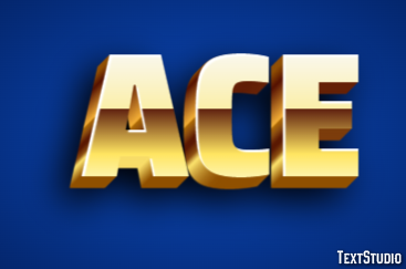 Ace Texteffekt
