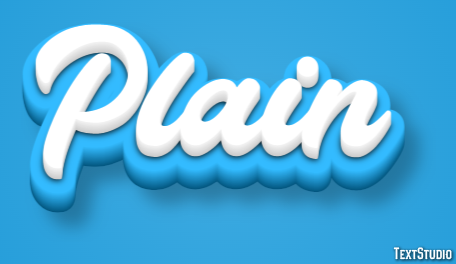 Plain Efeito do texto