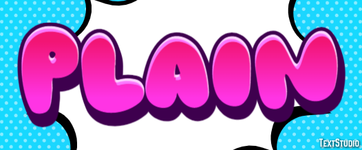 Plain Efeito do texto