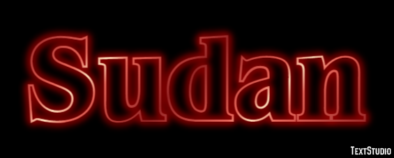 Sudan Text effect