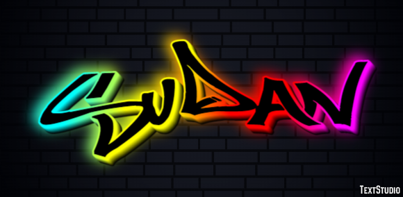 Sudan Text effect