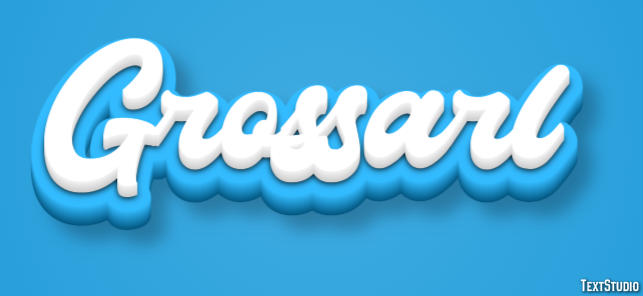 Grossarl Efekt tekstowy