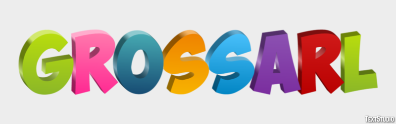 Grossarl Efekt tekstowy
