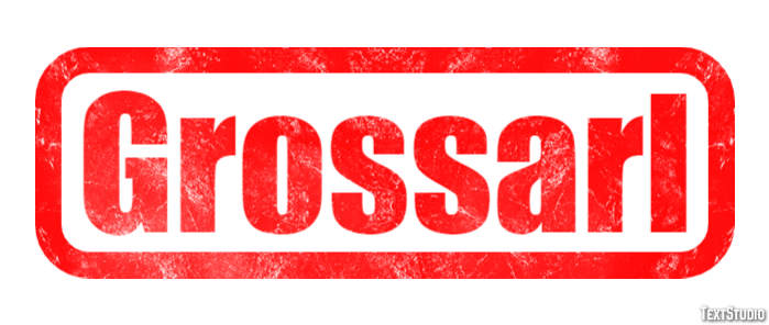 Grossarl Efekt tekstowy