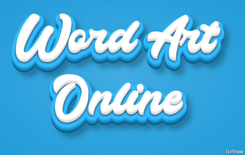 Word Art Online Effetto testo
