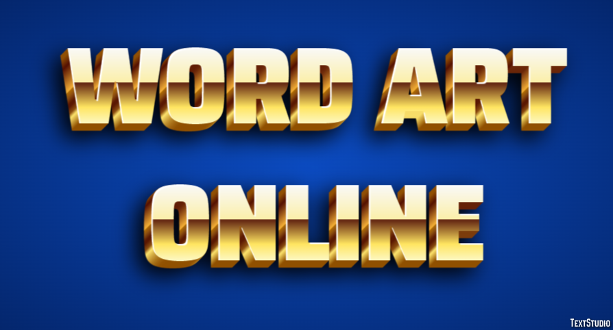 Word Art Online Effetto testo