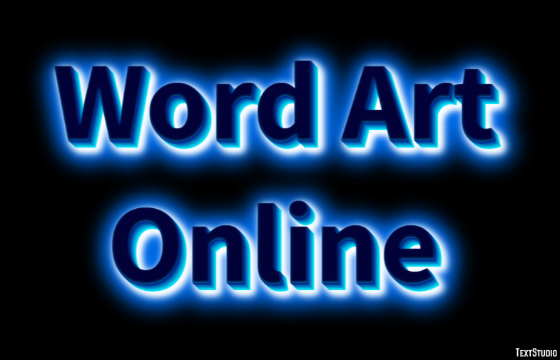 Word Art Online Efekt tekstowy