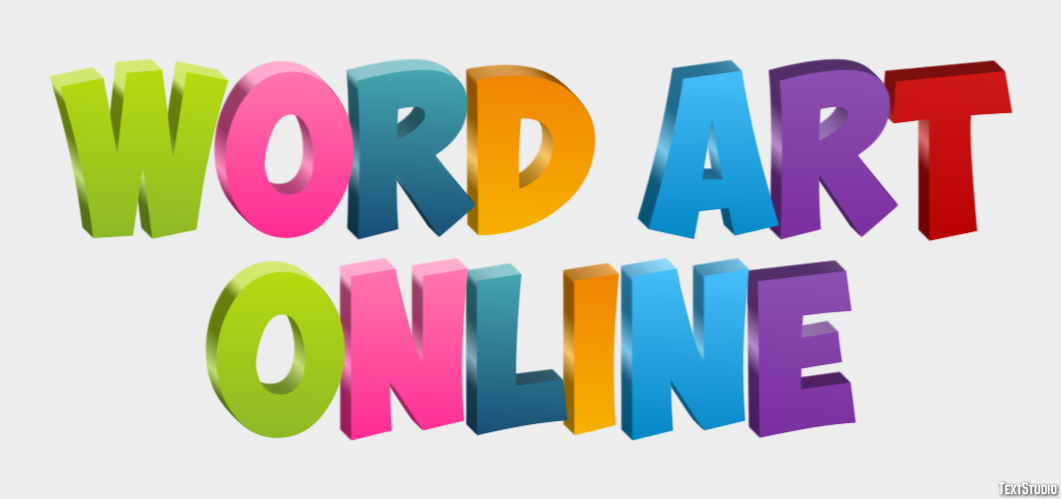Word Art Online Effetto testo