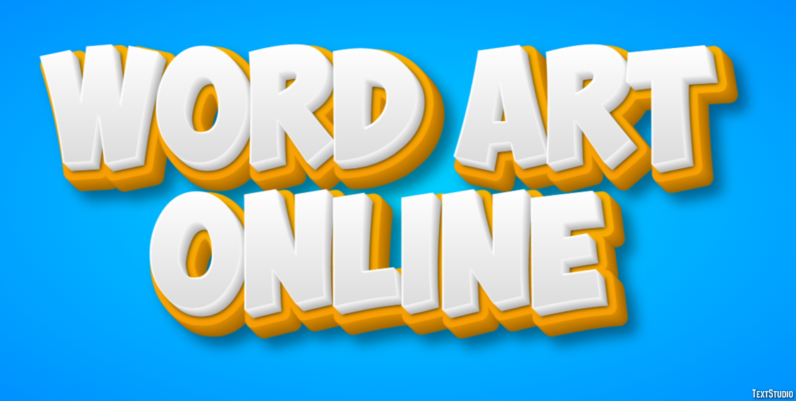 Word Art Online Effetto testo