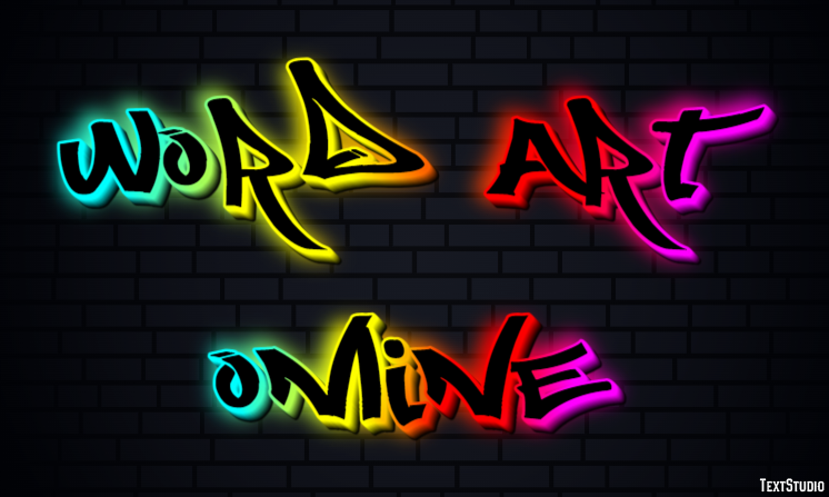 Word Art Online Efekt tekstowy