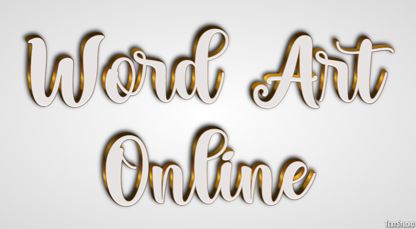 Word Art Online Effetto testo
