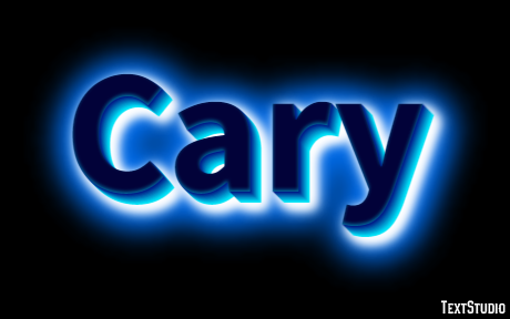 Cary Text Effect