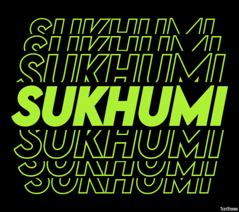 Sukhumi Efecto de Texto