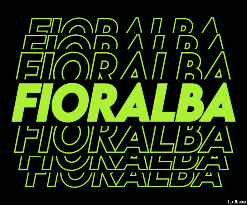 Fioralba Effet de Texte