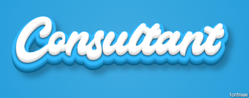 Consultant Text Effect