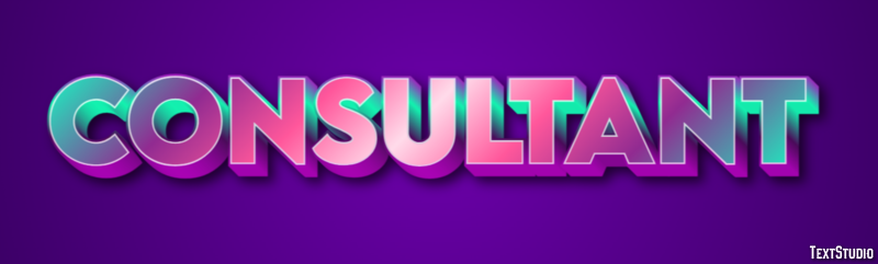 Consultant Text Effect