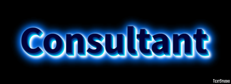 Consultant Text Effect