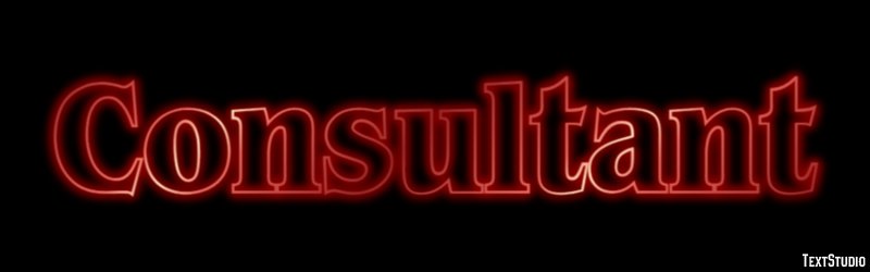 Consultant Text Effect