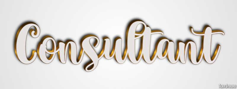 Consultant Text Effect