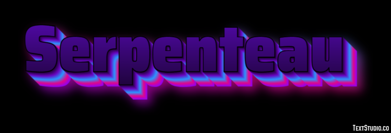 Serpenteau Effet de Texte