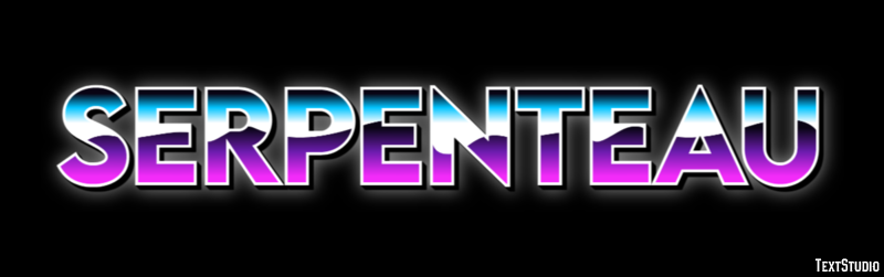 Serpenteau Effet de Texte