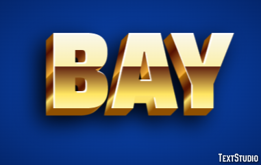Bay Text Effect