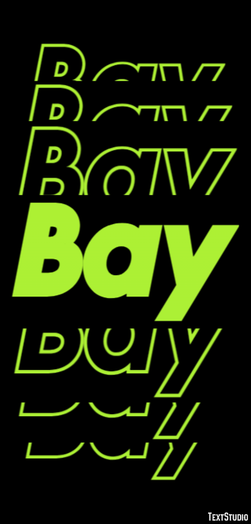 Bay Effet de Texte