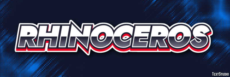 Rhinoceros Text Effect