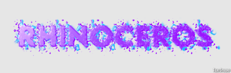Rhinoceros Text Effect